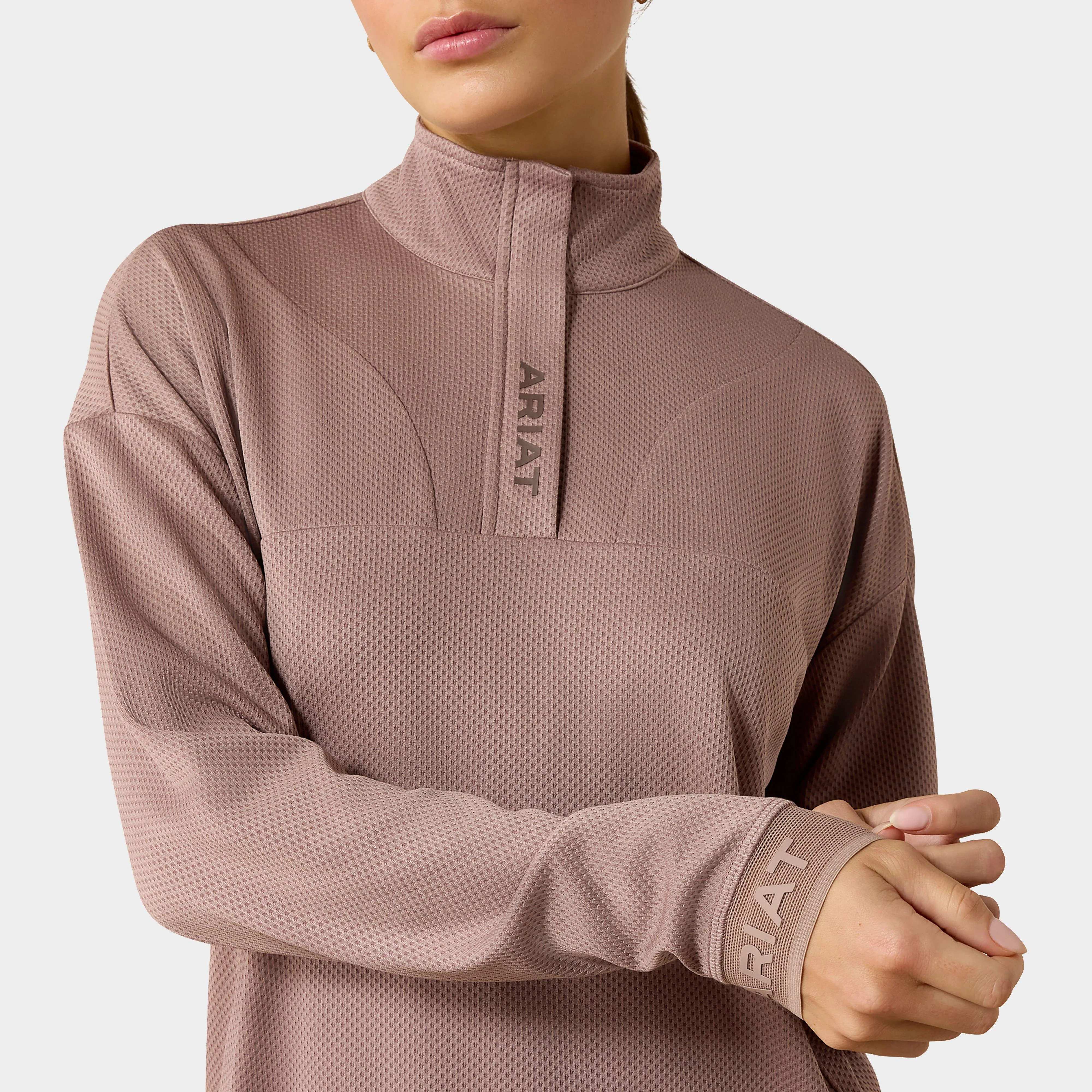 Women's Breathe 1/2 Zip Sweatshirt - Image 4