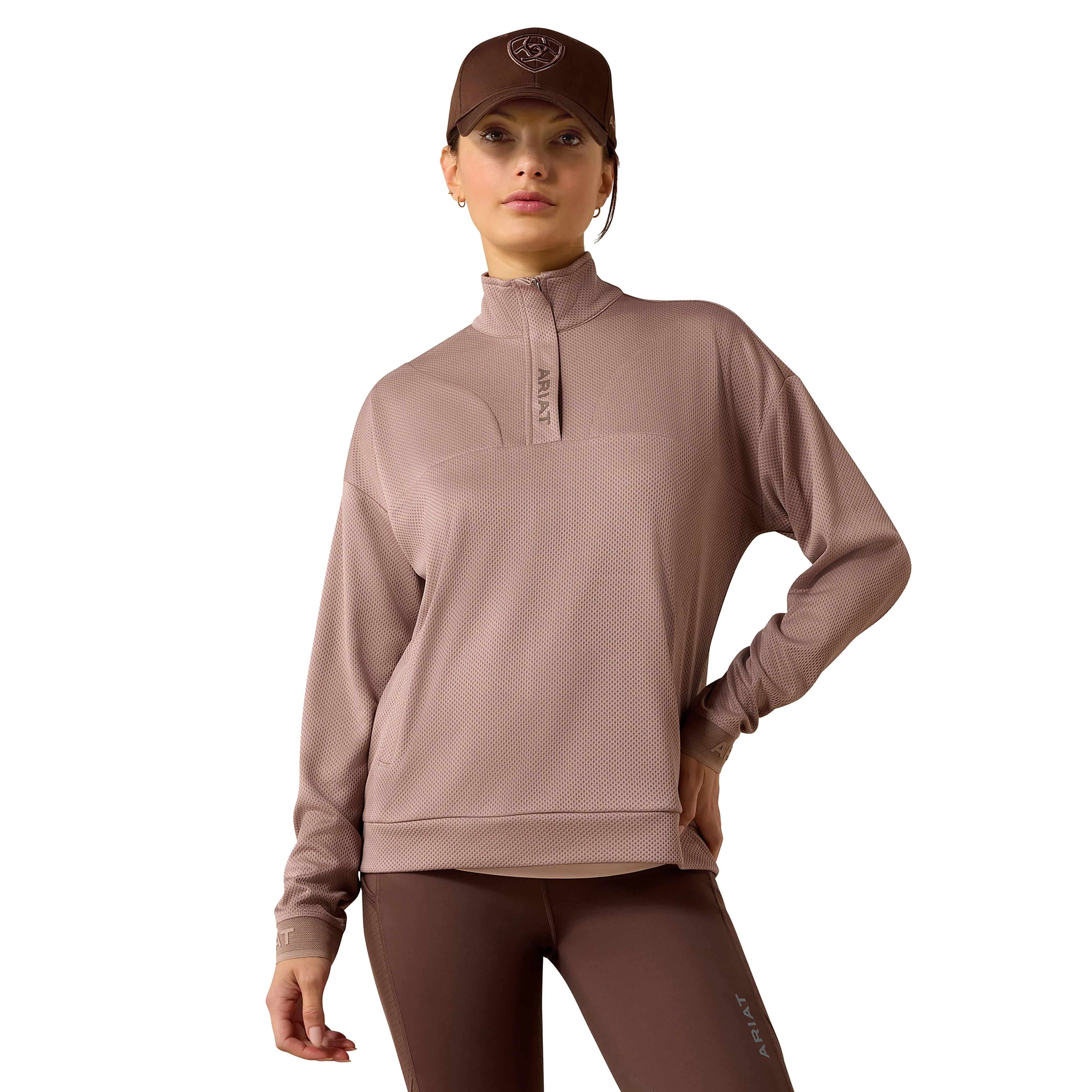 Women's Breathe 1/2 Zip Sweatshirt - Image 6