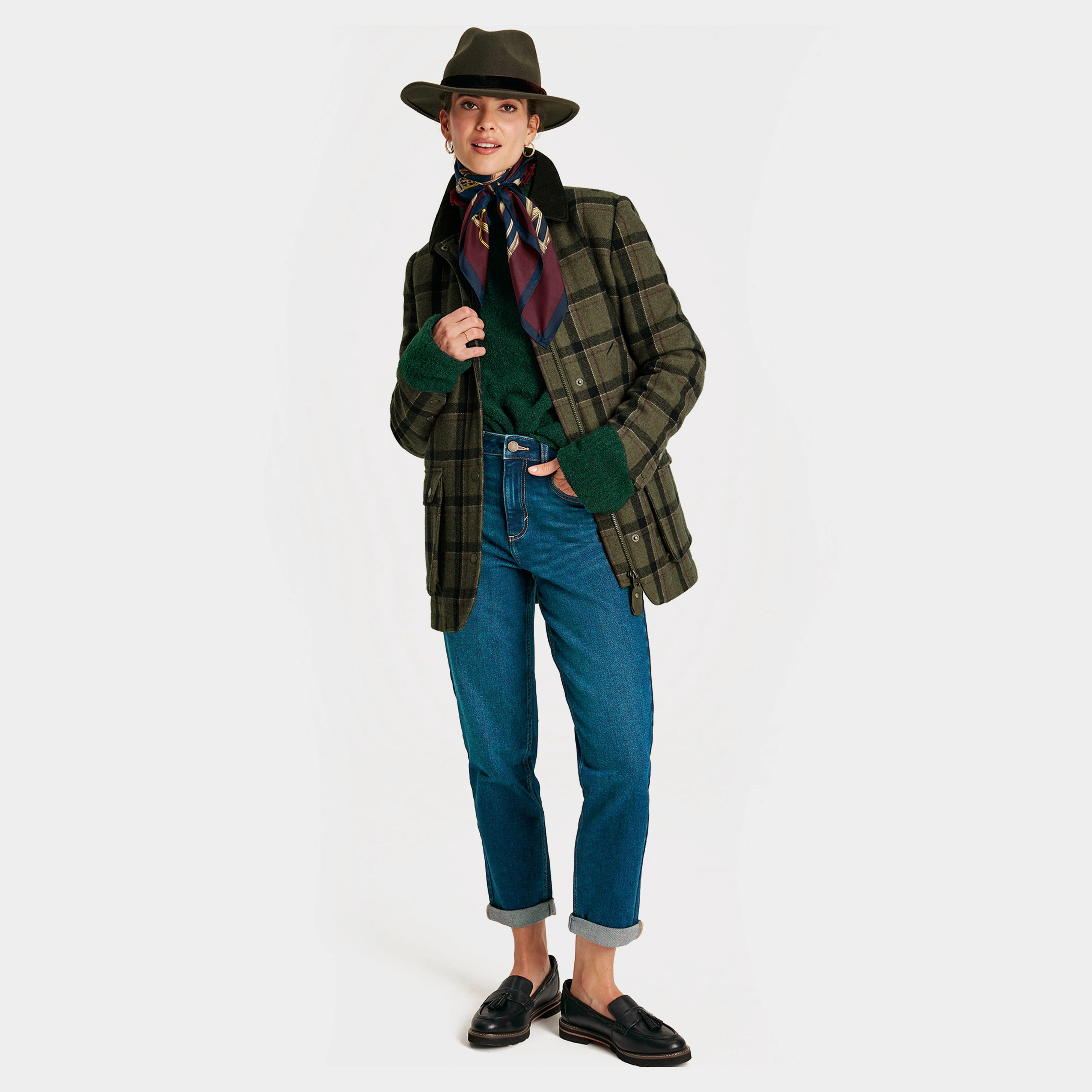 Women's Berkley Tweed Fieldcoat - Image 7