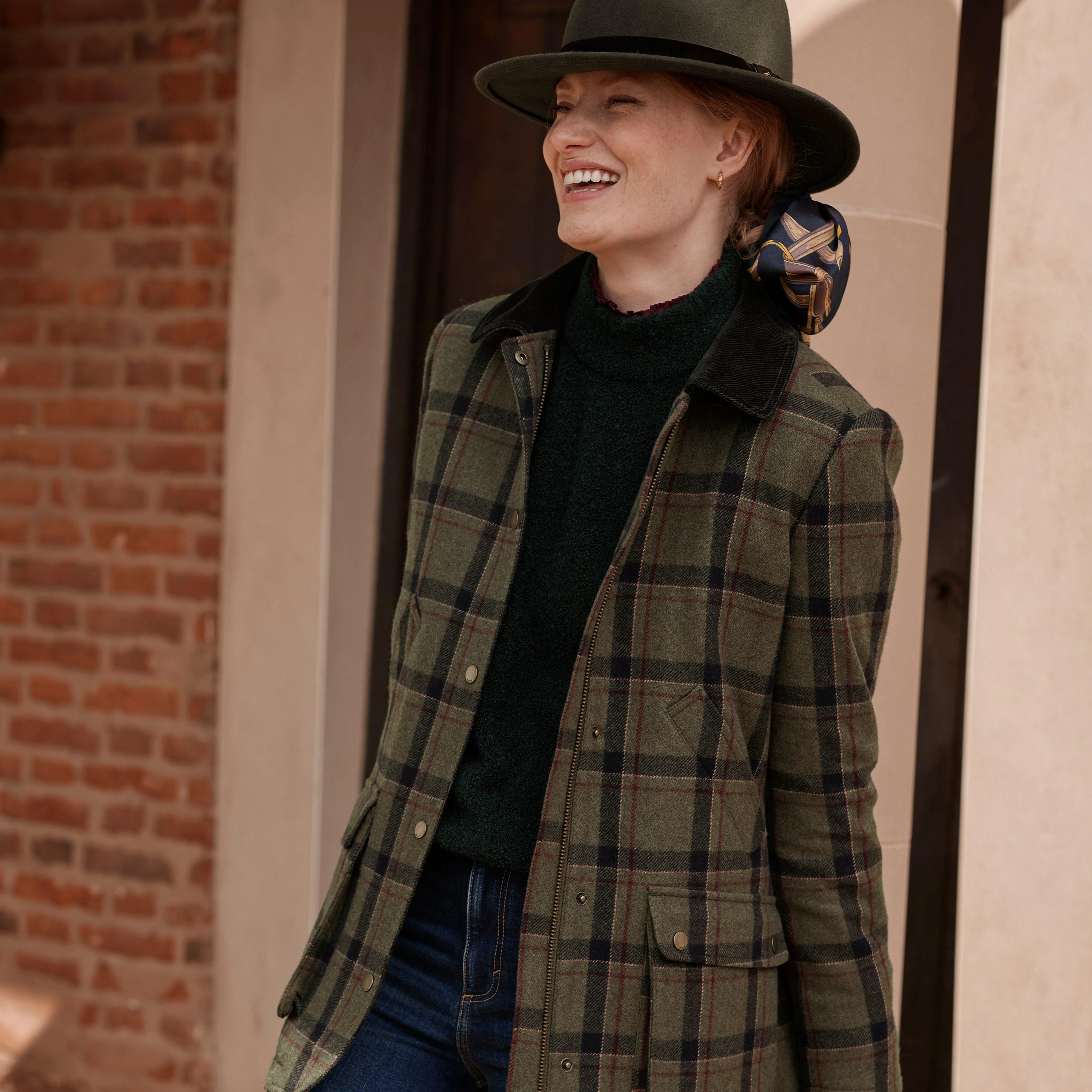 Women's Berkley Tweed Fieldcoat - Image 8