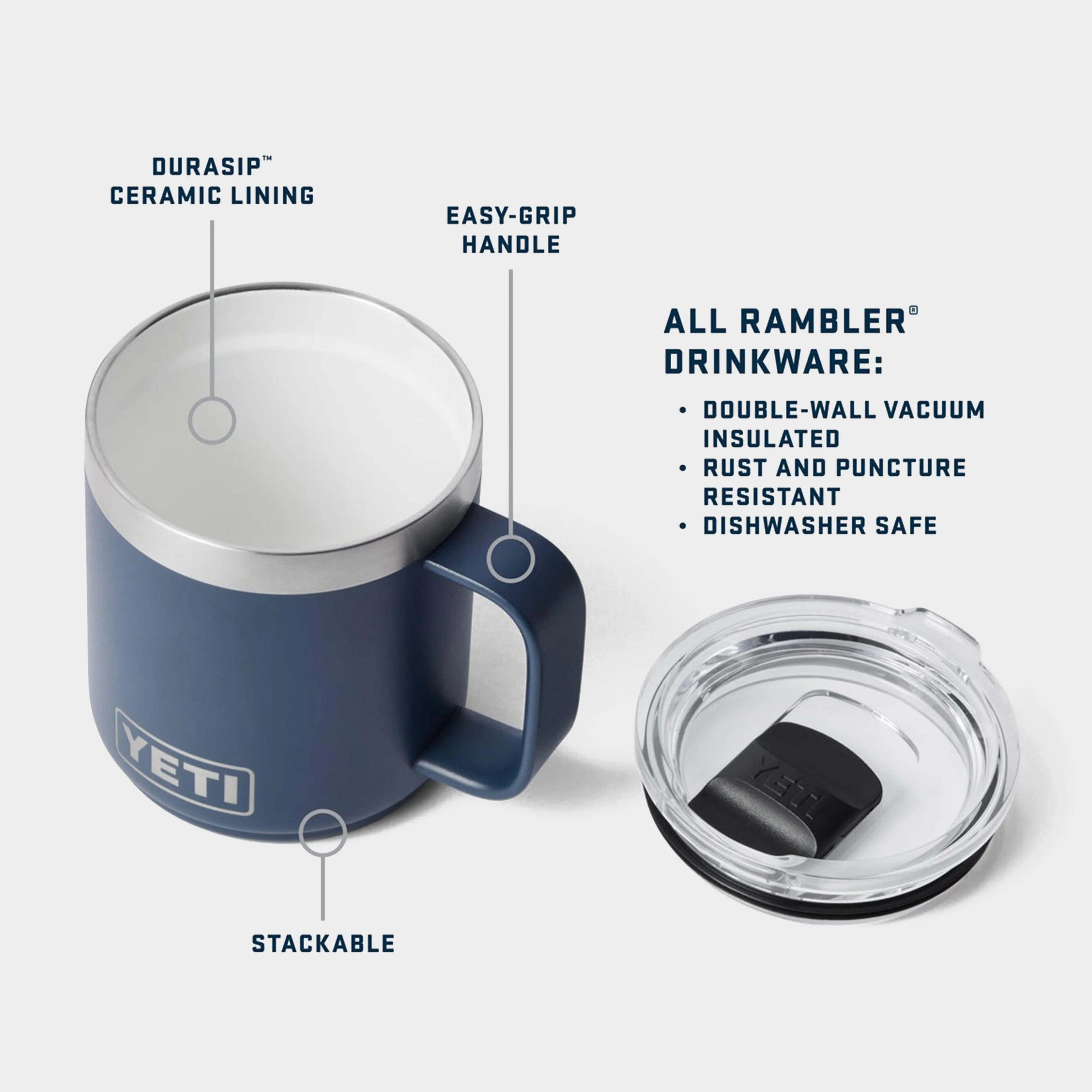 Rambler® 10oz (295ml) Stackable Mug with DuraSip™ Ceramic Lining - Image 4